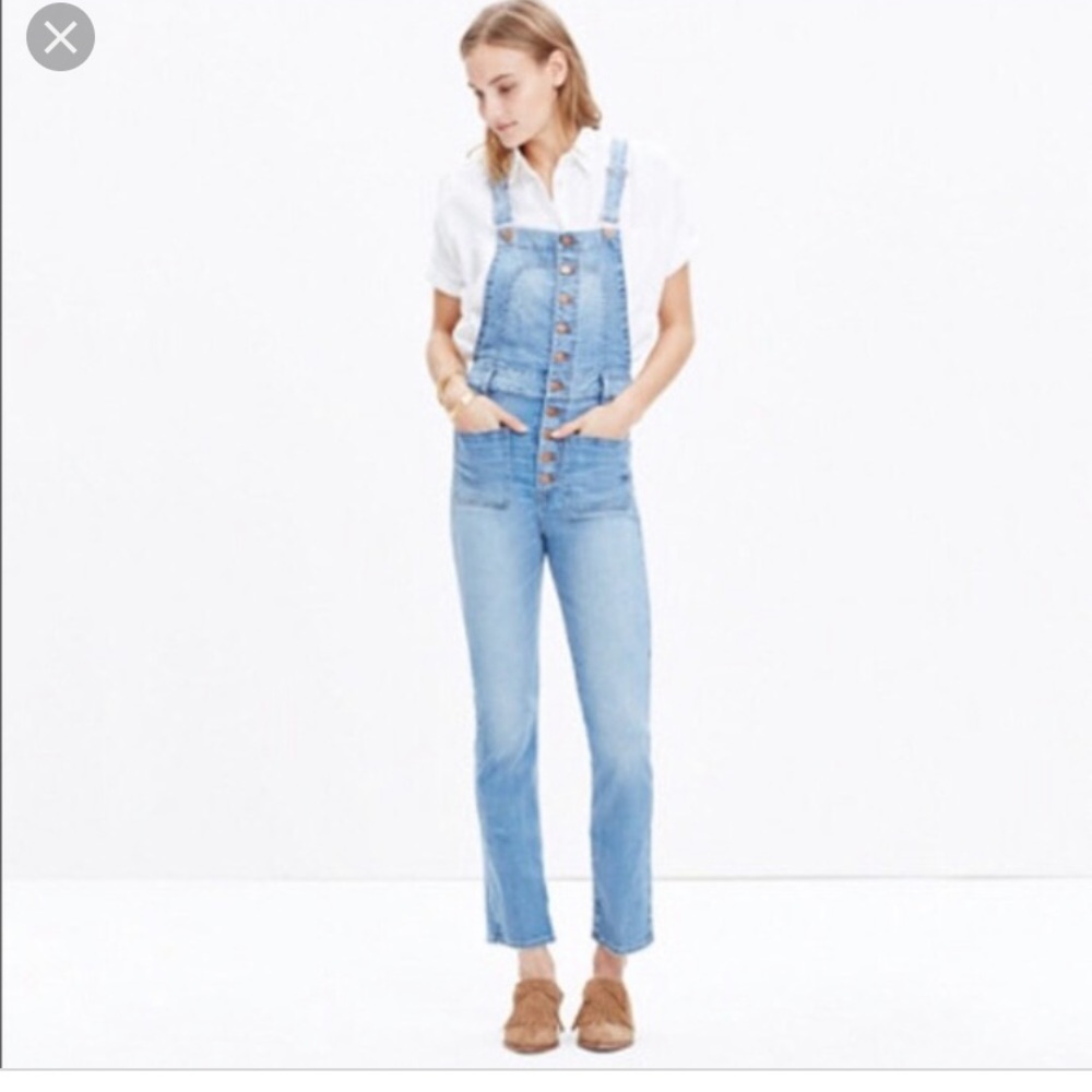 Button front overalls